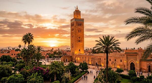 The Koutoubia Mosque in Marrakech