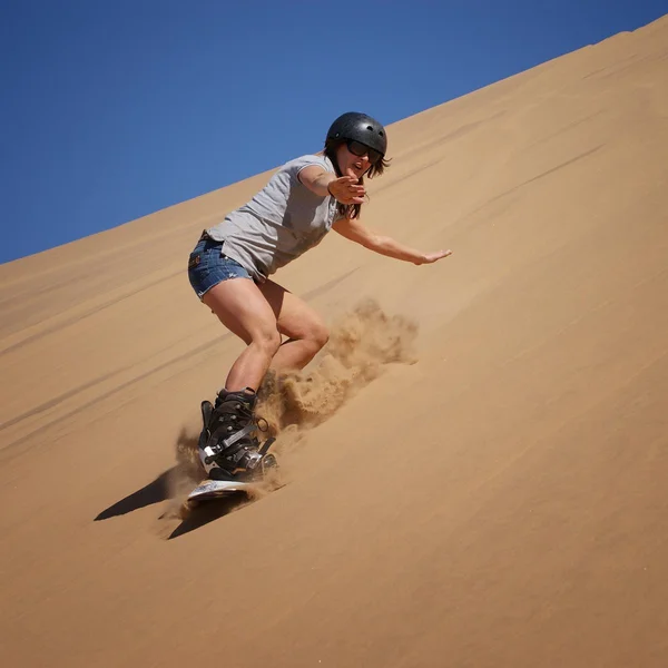 Sand Boarding in Erg Chebbi dunes